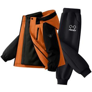 Детская повседневная спортивная одежда Disney, оранжевый