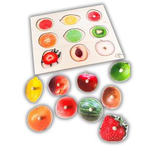 Фрукты, деревянный пазл, узнай о фруктах Inna marka