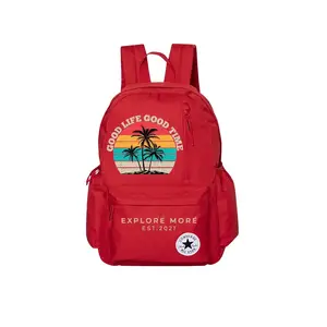 Converse Полиэстеровый рюкзак средний размер унисекс красный, Red