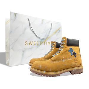 Ботинки Timberland PREMIUM Wear-Resistant Slip-Resistant Short, коричневый/Ковбой Кроуксин