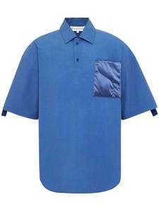 Рубашка поло со стеганым карманом JW Anderson, синий