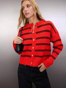 Вязаный кардиган Trendyol, Red