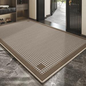 Budis Ковер 120х180 см для прихожей в стиле бамбука, не скользит, грязеотталкивающий, можно обрезать