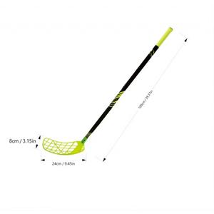 He Jiagong Хоккейная клюшка Dry Ice из карбона, Fule Ball, мягкая, красная, для правой руки, 100 см