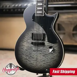 Электрогитара ESP LTD EC-01FT QM - Шаркоальный Взрыв Сатиновая Капля