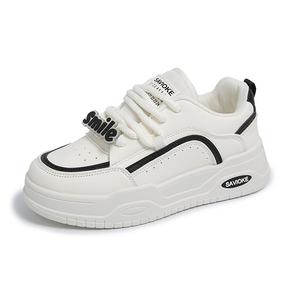 Износостойкие низкие кроссовки для женщин TONYBEAR, Beige Black