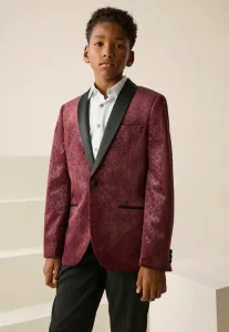 Пиджак прямого кроя с текстурированной поверхностью Next, Burgundy Red