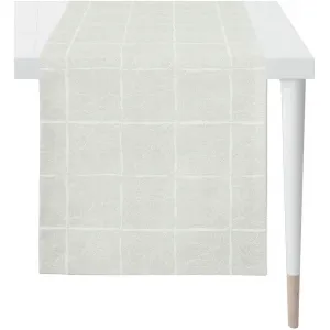 Дорожка для стола 6300 CHRISTMAS GLAM, Рождественский декор, Рождество Люрекс-Жаккардовая ткань Apelt, белый/серебристый