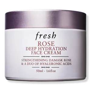 Крем для лица с розой для глубокого увлажнения fresh, 1.6 oz