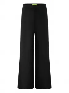 Брюки из джерси с декоративными пуговицами Shanghai Tang, черный