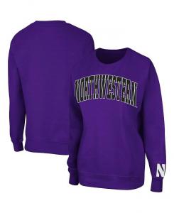 Женский фиолетовый пуловер Northwestern Wildcats Campanile свитшот Colosseum, фиолетовый