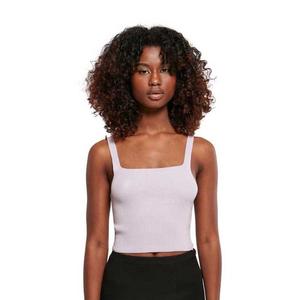 Топ Urban Classics Cropped Knit, фиолетовый