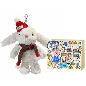 Мягкая и очаровательная подвеска с кроликом из плюша, высота 17 см Bobby Bear, зеленый