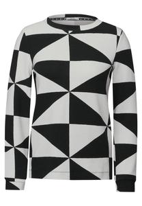 Лонгслив CECIL Shirt, черный