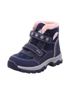 Ботинки на липучке с мембраной Tex синего цвета Slobby