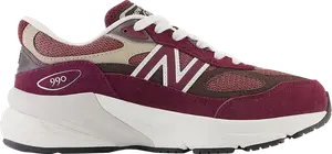 Кроссовки Teddy Santis x 990v6 Little Kid 'Burgundy Tan', красный