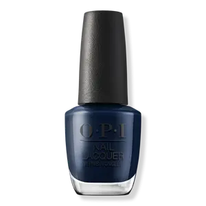 Лак для ногтей, сине-зеленый OPI, Midnight Mantra (dark navy)