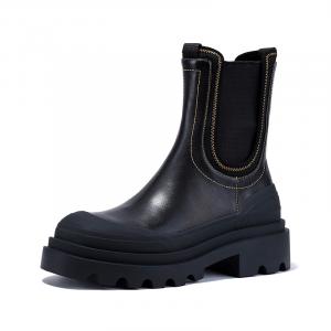 Ботинки Chelsea Crew высотой 5 см женские BELLALILY, экрю