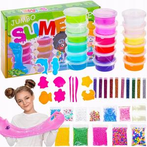 SLIME GLUT Набор для изготовления блесток SLIME GLUT АКСЕССУАРЫ XXL Zlaro