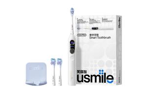 Электрическая зубная щетка с амортизацией, умный дисплей, костная проводимость, поддержка приложения Seam Y20 PRO Usmile, белый
