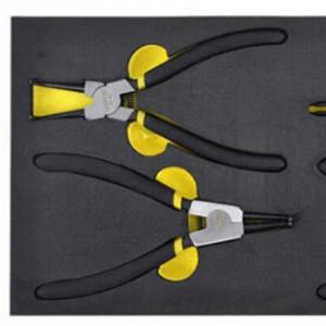 Держатель инструмента STANLEY, 4 предмета, набор из 7-дюймовых плоскогубцев для стопорных колец из ЭВА 90-069-23