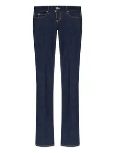 Джинсы с заниженной талией и расклешенными штанинами DSQUARED2, синий