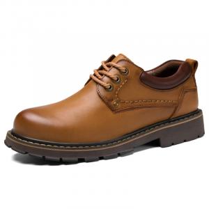 Туфли мужские Men"s Casual Men Low-Top Laoks, цвет Light Brown