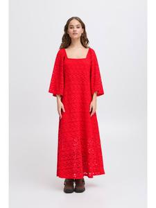 Платье IHPALOLLA, облегающее, цвета Mars Red ICHI