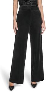 Женские брюки Calvin Klein Wide Leg со средней посадкой без пуговиц, Black
