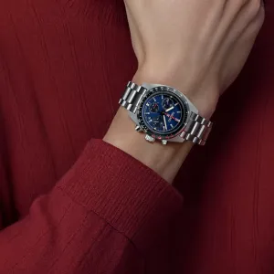 Prospe 100m Water Resistant Solar Quartz Movement Stainless Steel Strap Watch мужские часы SEIKO, silver watch case