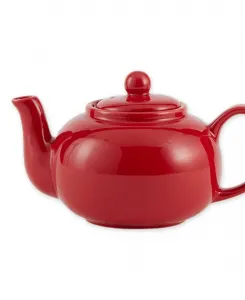 Керамический чайник объемом 470 мл Rsvp International, красный