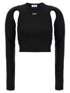 Топ «Sleek» OFF-WHITE, черный