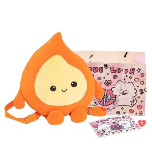 Гибрид эльф, рюкзак для бега, плюшевая кукла маленькое пламя высотой 32 см Fat Fat Dragon