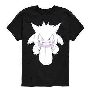 Футболка с принтом Pokémon Gengar для мальчиков 8-20 Licensed Character, Black