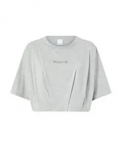 Серая футболка для повседневных прогулок Pinko, серый