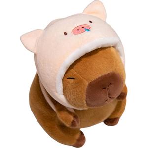 Плюшевая игрушка милая капибара высота 22 см Happy Fish