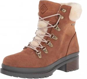 Женские водонепроницаемые замшевые резиновые сапоги Alpine бежевого цвета Muck, коричневый