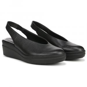Туфли на танкетке с ремешком Sutton slingback от Naturalizer, black leather.