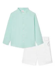 Комплект из топа и шортов Paz Rodriguez, зеленый