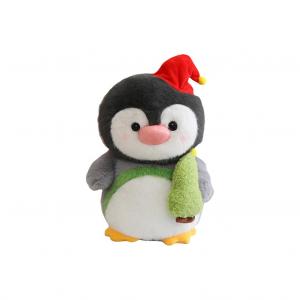 Милый плюшевый пингвин мягкая игрушка плюшевая кукла высота 25см/35см Happy Fish, красный