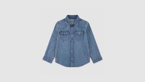 Рубашка в стиле вестерн для мальчиков New Barstow 4-6x Levi's, Vintage Stone - Medium Wash