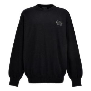 Свитер gaffer oversized sweatshirt 'black' Balenciaga, черный