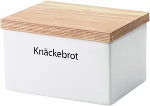 Банка для хранения Continenta, (1 шт.), ручная работа 13,5х11х17,5 см, белый