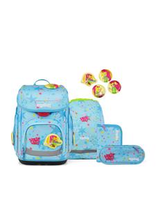 Ergobag Набор рюкзаков для начальной школы CUBO "Bärhext" - Bibi Blocksberg, 5 предметов, синий