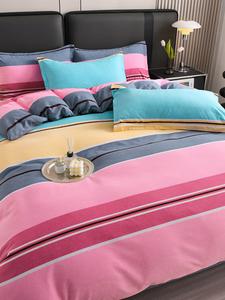 MIDO HOUSE Простыня 120x200 см, 3 предмета, цвет розовый