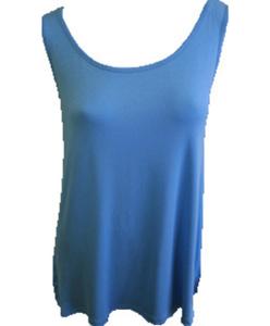 Туника-майка из денима, подходящая для бюстгальтера Angel Apparel, цвет denim