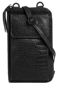 Сумка через плечо Betty Barclay, натуральная кожа, черный