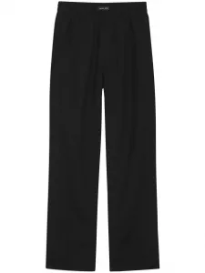 Прямые брюки с разрезами Anine Bing, серый