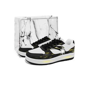 Оригинальные 2 легкие низкие кроссовки для скейтбординга с эффектом увеличения роста для мужчин ANTA, черный золотой