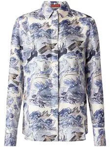 Рубашка Chika Altuzarra, синий